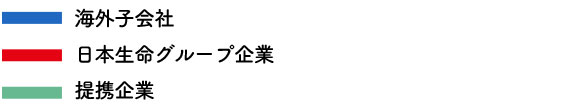 海外子会社 日本生命グループ企業 提携企業